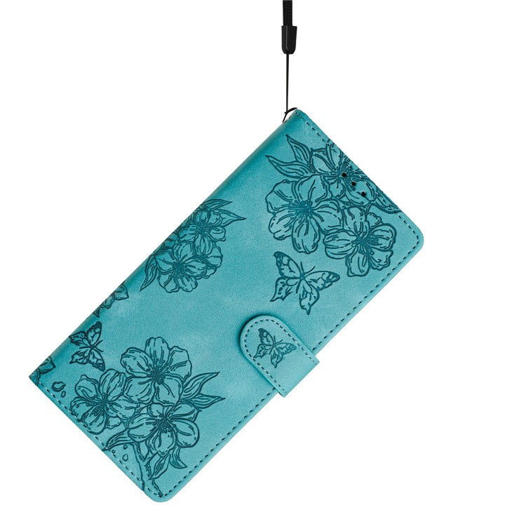 For Samsung Galaxy S21 Ultra 5G Wholesale Phone Shell PU Leather Imprinted Pattern Wallet Phone Cover - Green