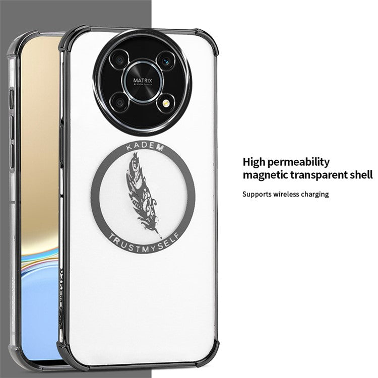 KADEM For Honor X30 5G Case Anti-Drop Shockproof TPU Phone Cover - Black