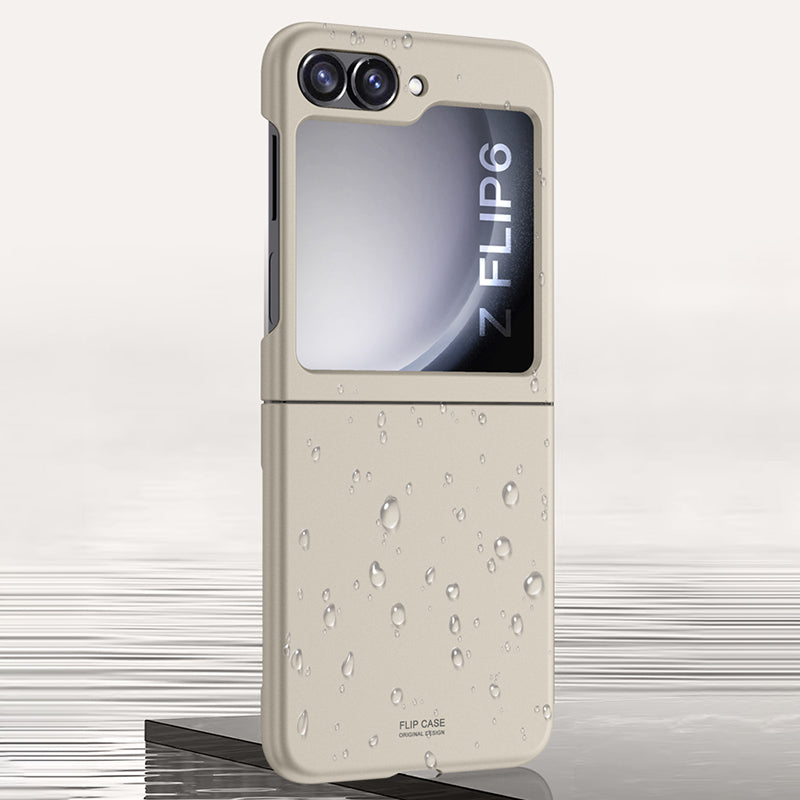 For Samsung Galaxy Z Flip6 5G Slim Case Skin-Feel Hard PC Phone Cover - Titanium Grey