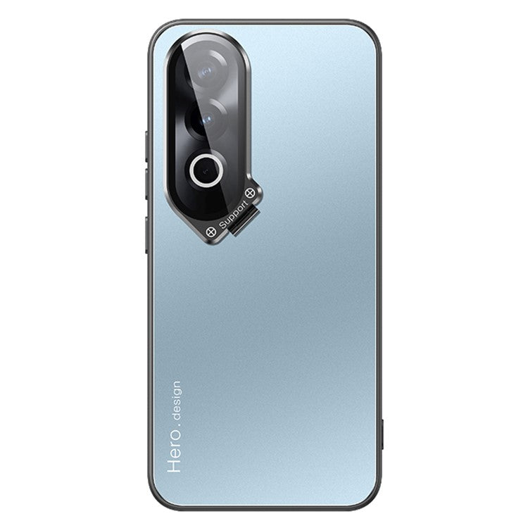 For OnePlus Ace 3V 5G Cell Phone Case Lens Film Kickstand Back Cover Works with Magnetic Car Mount - Blue