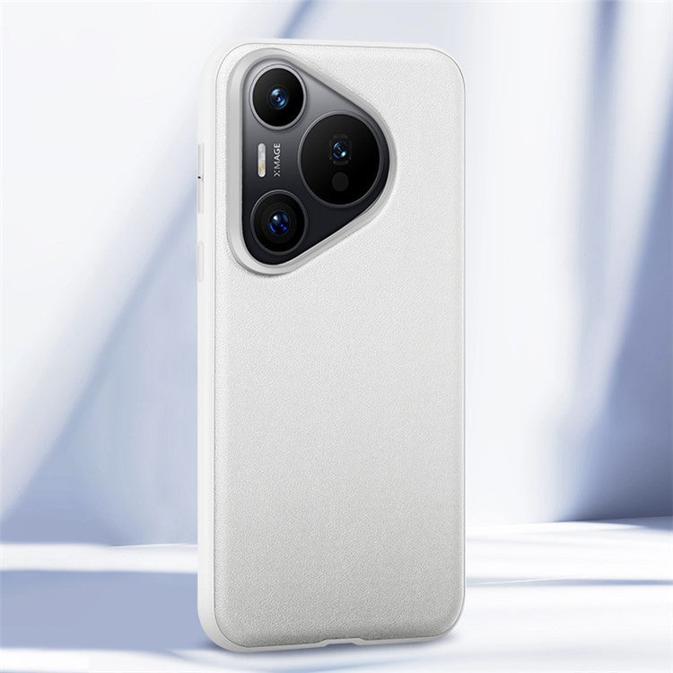 X-LEVEL For Huawei Pura 70 Phone Case Luxurious PU Leather+PC Drop-proof Cover - White