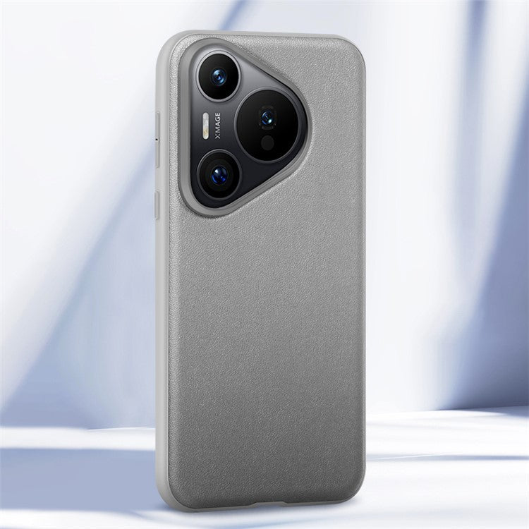 X-LEVEL For Huawei Pura 70 Phone Case Luxurious PU Leather+PC Drop-proof Cover - Grey