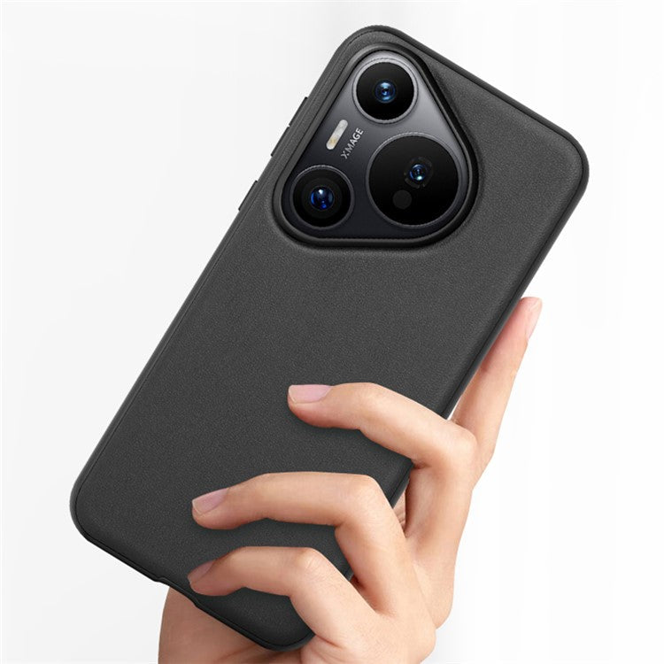 X-LEVEL For Huawei Pura 70 Phone Case Luxurious PU Leather+PC Drop-proof Cover - Grey