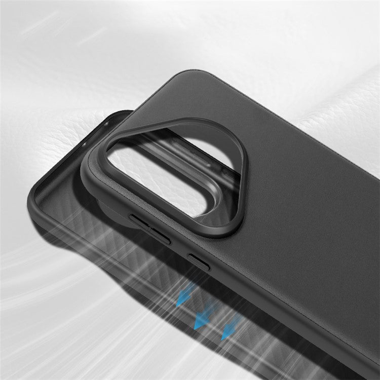 X-LEVEL For Huawei Pura 70 Phone Case Luxurious PU Leather+PC Drop-proof Cover - Grey