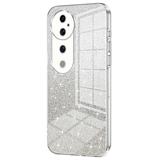 For vivo S19 Pro 5G Case Sparkling Glitter Soft TPU Gradient Color Phone Cover - Transparent