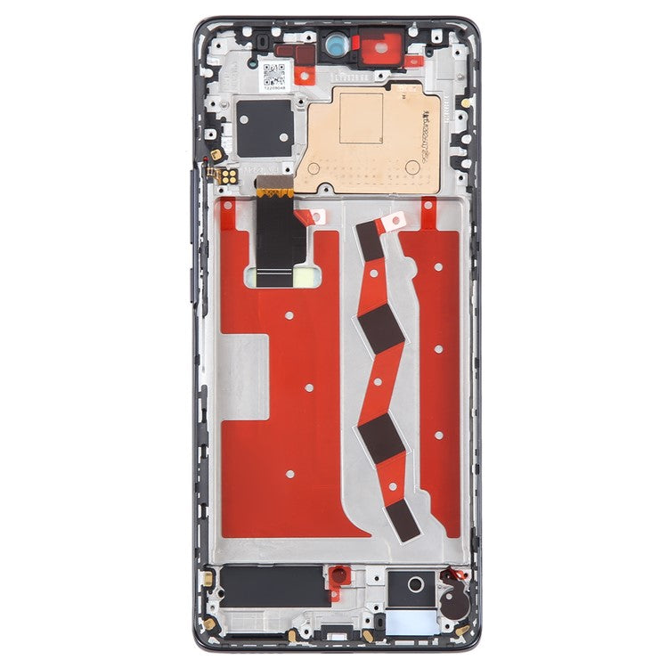 For Huawei nova 10 4G OEM Grade S AMOLED Screen and Digitizer Assembly + Frame (Without Logo) - Black