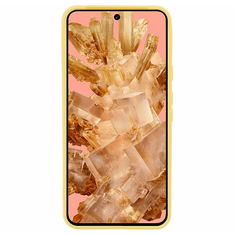 For Google Pixel 8 Case 2.0mm TPU Phone Cover Arc Edge - Yellow