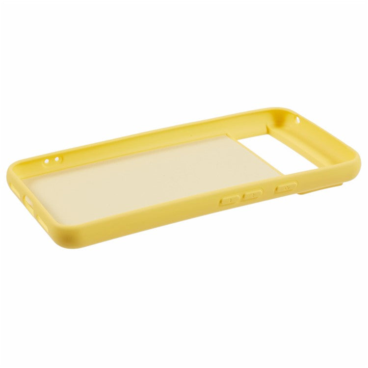 For Google Pixel 8 Case 2.0mm TPU Phone Cover Arc Edge - Yellow