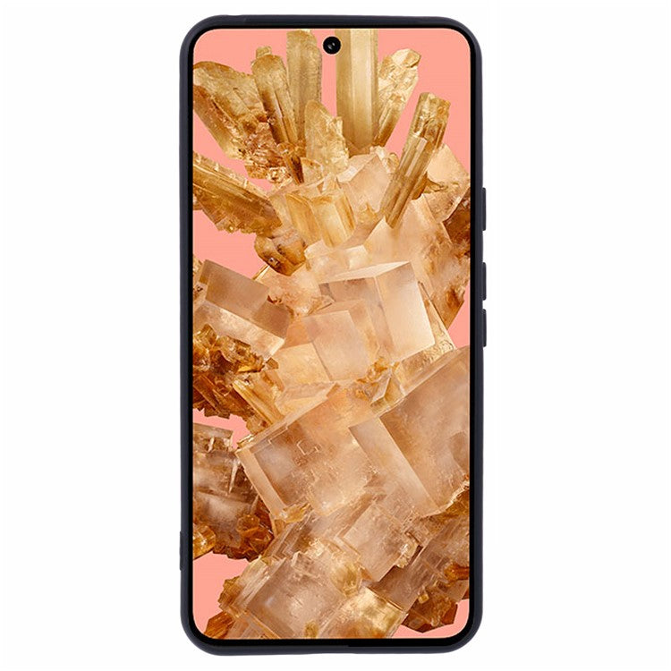 For Google Pixel 8 Case 2.0mm TPU Phone Cover Arc Edge - Black