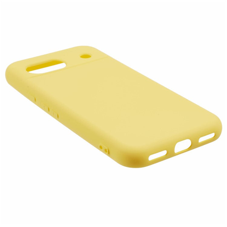 For Google Pixel 8a Case Arc Edge 2.0mm Silky Soft Touch TPU Phone Cover - Yellow