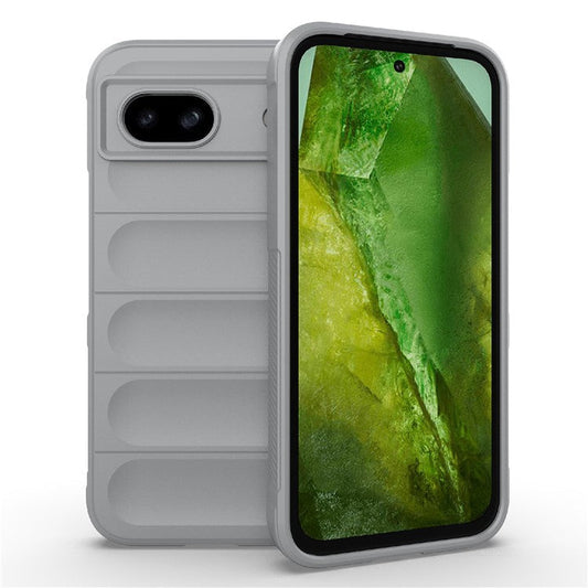 For Google Pixel 8a Case Anti-Drop Mobile Phone TPU Back Cover - Light Grey