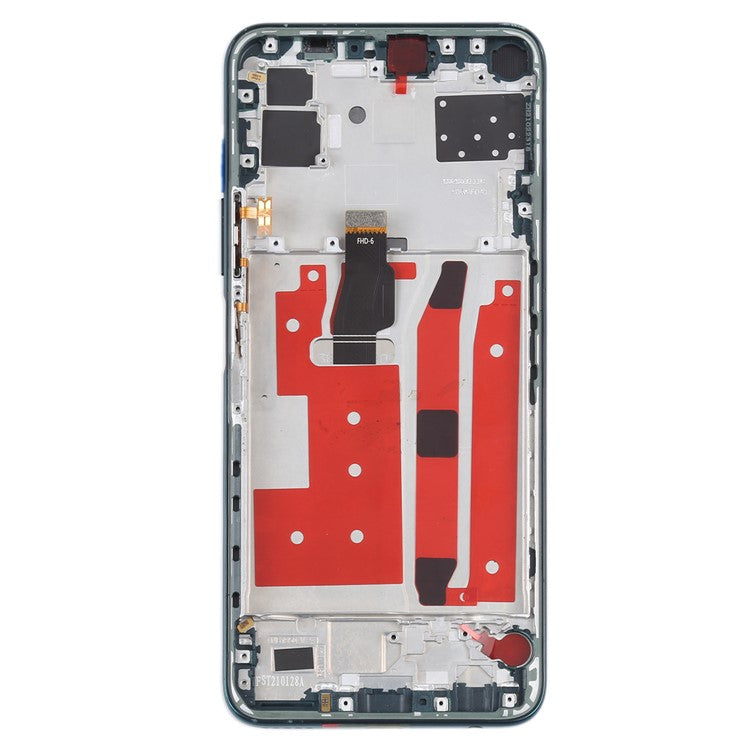 For Honor 30S  /  Huawei nova 7 SE  /  P40 Lite 5G Grade B LCD Screen and Digitizer Assembly + Frame (Without Logo) - Green