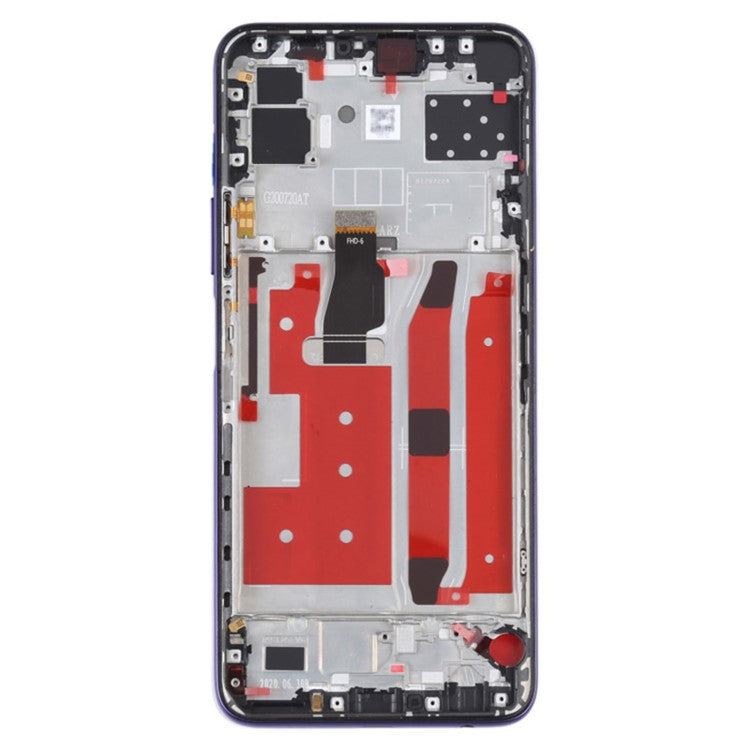 For Honor 30S  /  Huawei nova 7 SE  /  P40 Lite 5G Grade B LCD Screen and Digitizer Assembly + Frame (without Logo) - Purple