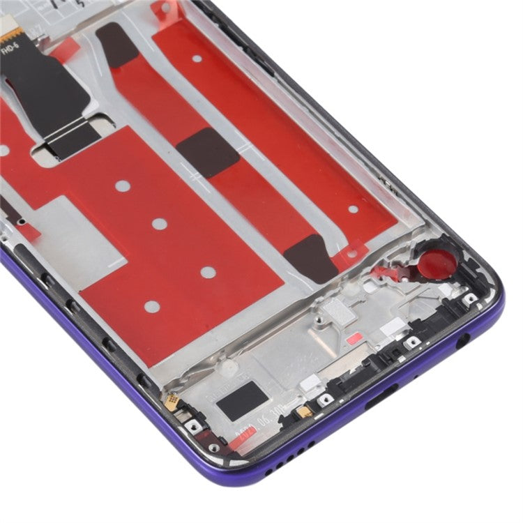 For Honor 30S  /  Huawei nova 7 SE  /  P40 Lite 5G Grade B LCD Screen and Digitizer Assembly + Frame (without Logo) - Purple
