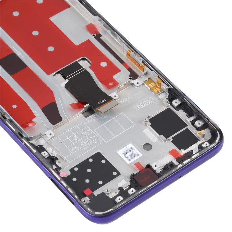 For Honor 30S  /  Huawei nova 7 SE  /  P40 Lite 5G Grade B LCD Screen and Digitizer Assembly + Frame (without Logo) - Purple