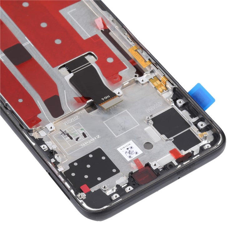 For Honor 30S  /  Huawei nova 7 SE  /  P40 Lite 5G Grade B LCD Screen and Digitizer Assembly + Frame (without Logo) - Black