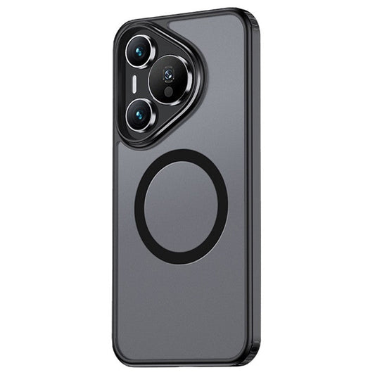 X-LEVEL For Huawei Pura 70 Cell Phone Case Compatible with MagSafe PC+TPU Matte Back Cover - Black