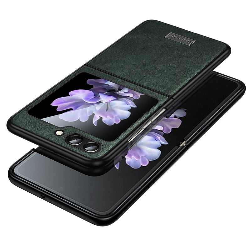 SULADA For Samsung Galaxy Z Fold6 5G 5G Case PU Leather Coated TPU+PC Folding Phone Cover - Green