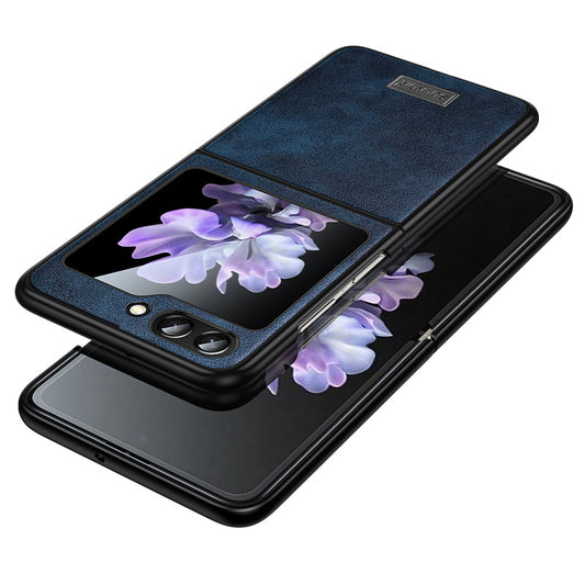 SULADA For Samsung Galaxy Z Fold6 5G 5G Case PU Leather Coated TPU+PC Folding Phone Cover - Blue