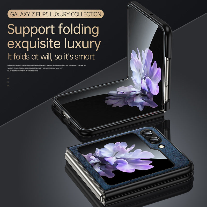 SULADA For Samsung Galaxy Z Fold6 5G 5G Case PU Leather Coated TPU+PC Folding Phone Cover - Brown