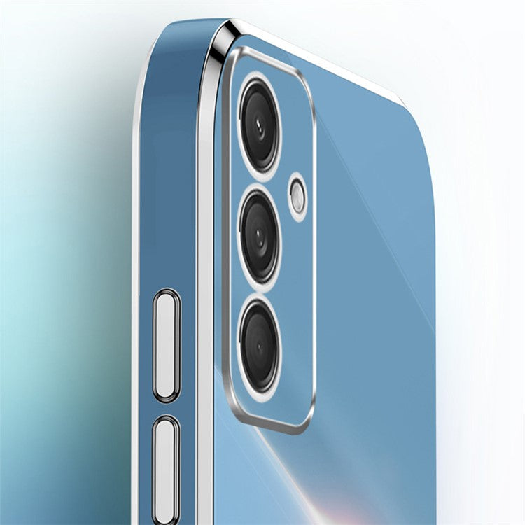 XINLI For Samsung Galaxy M55 5G / C55 5G / F55 5G Case Ring Kickstand TPU Phone Cover - White