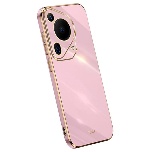 XINLI For Huawei Pura 70 Ultra Case Anti-scratch Electroplating TPU Phone Cover - Purple
