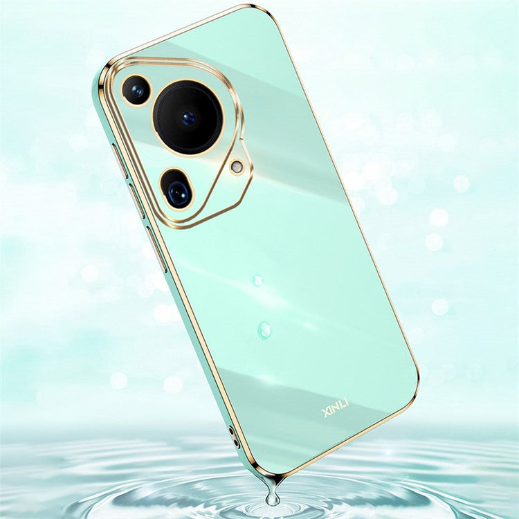 XINLI For Huawei Pura 70 Ultra Case Anti-scratch Electroplating TPU Phone Cover - Red