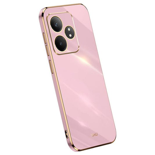 XINLI For Realme GT Neo6 5G Case TPU Phone Cover Precise Cutouts Electroplated Design - Purple