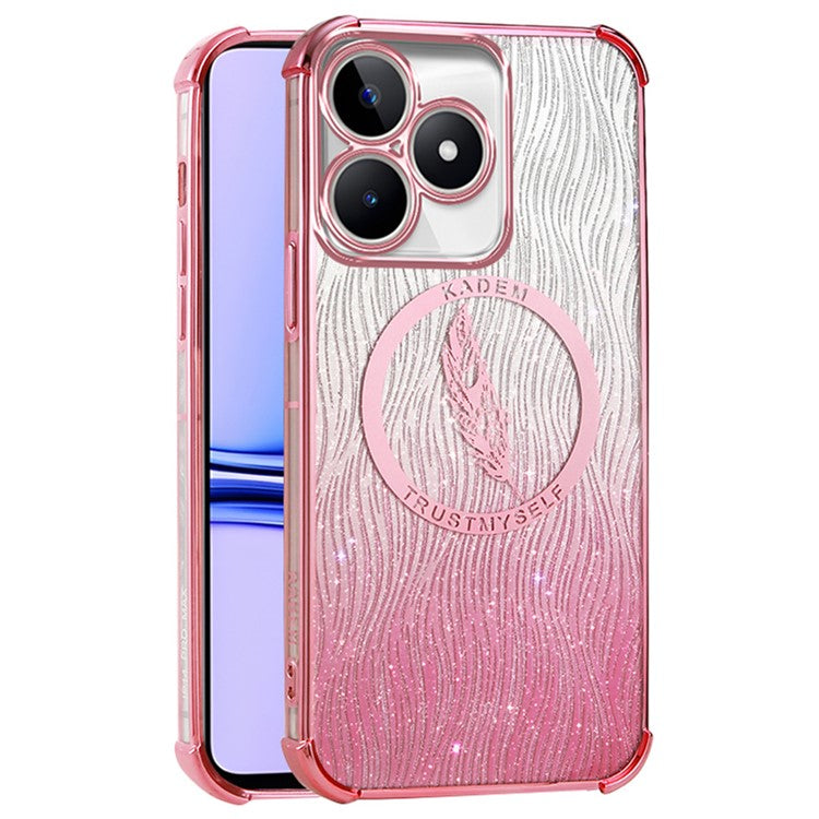 KADEM For Realme C53 (Global) / C53 (India) / C51 / Narzo N53 4G / Note 50 4G Case Glitter TPU Phone Cover - Pink
