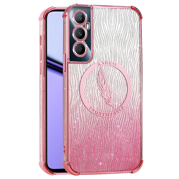KADEM For Realme C65 4G Case Glittery Soft TPU Slim Phone Cover - Pink