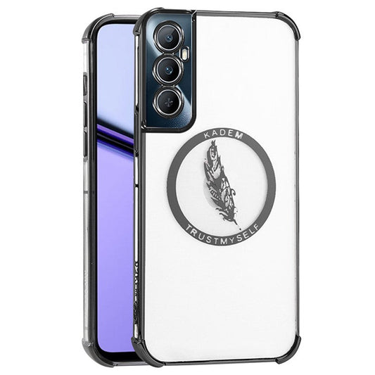 KADEM For Realme C65 4G Shockproof Case Anti-Drop Soft TPU Phone Cover - Black