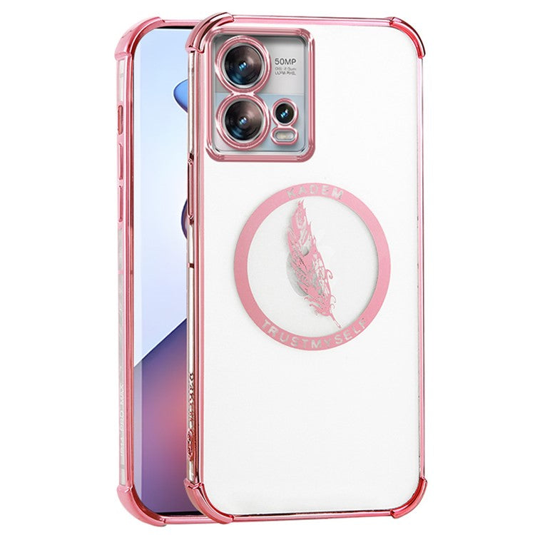 KADEM For Motorola Edge 30 Fusion 5G / Moto S30 Pro 5G Case TPU Phone Cover with Reinforced Corner - Pink