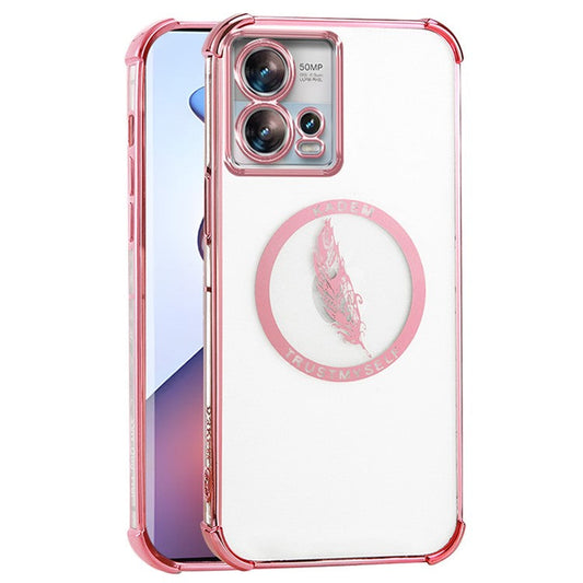 KADEM For Motorola Edge 30 Fusion 5G / Moto S30 Pro 5G Case TPU Phone Cover with Reinforced Corner - Pink