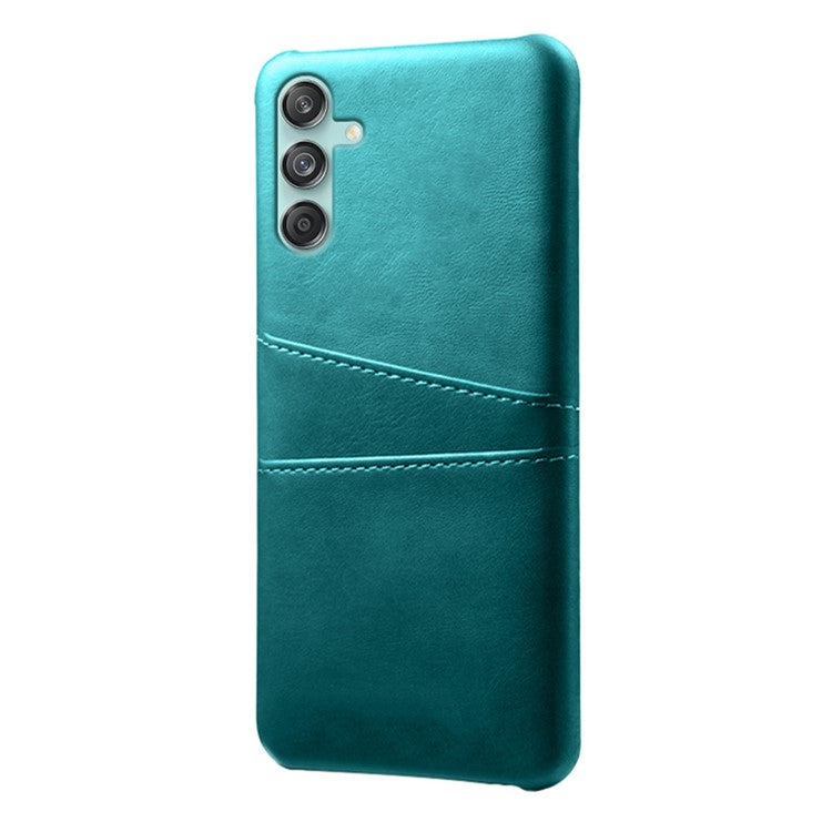For Samsung Galaxy M55 5G / C55 5G / F55 5G Case Card Holder Leather+PC Phone Cover - Green
