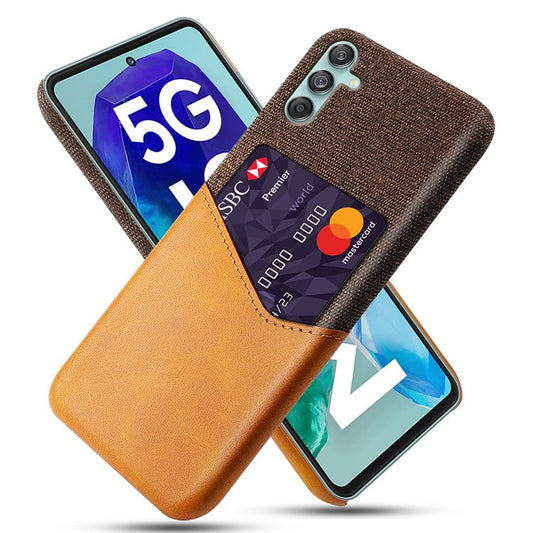 For Samsung Galaxy M55 5G / C55 5G / F55 5G Case Hard PC Phone Cover with Card Slot - Orange