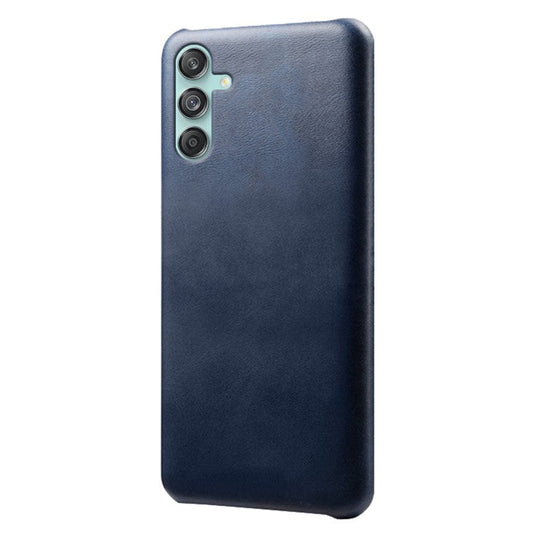 For Samsung Galaxy M55 5G / C55 5G / F55 5G Case PU Leather + Hard PC Phone Cover Calf Texture - Blue