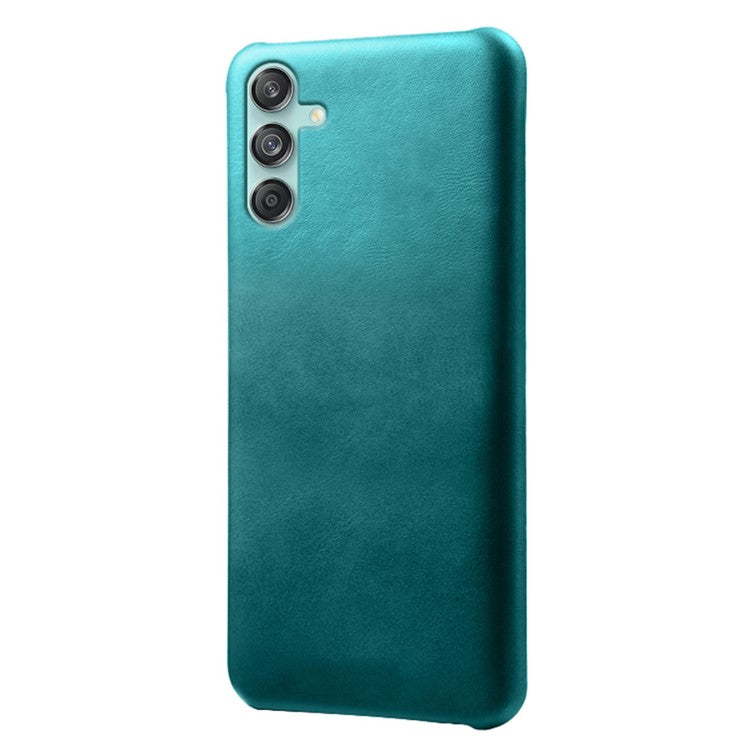 For Samsung Galaxy M55 5G / C55 5G / F55 5G Case PU Leather + Hard PC Phone Cover Calf Texture - Green
