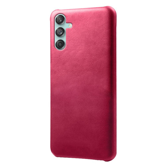 For Samsung Galaxy M55 5G / C55 5G / F55 5G Case PU Leather + Hard PC Phone Cover Calf Texture - Rose