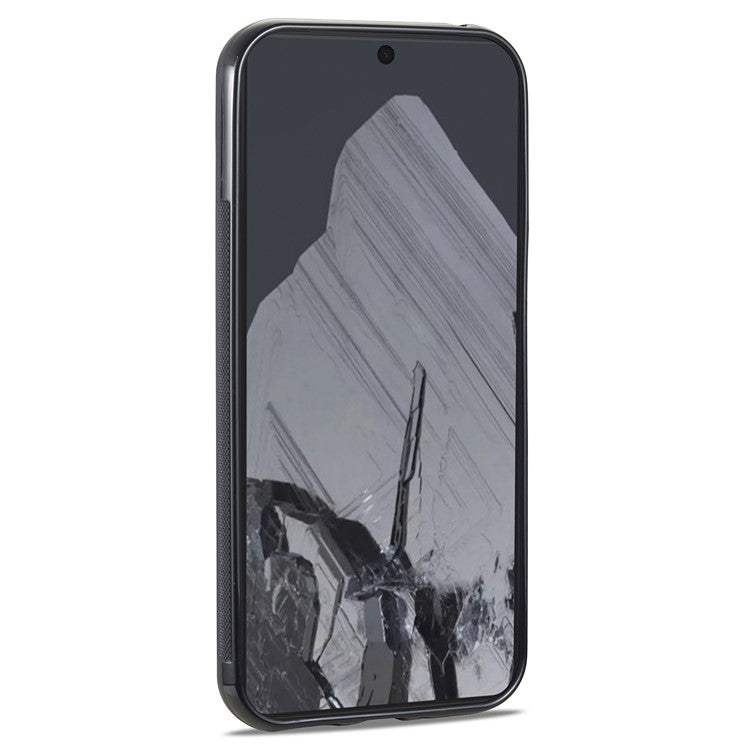 LC.IMEEKE For Google Pixel 9 Case Leather+TPU+EVA Phone Cover