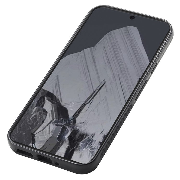 LC.IMEEKE For Google Pixel 9 Pro Case Carbon Fiber Texture Leather Back Cover