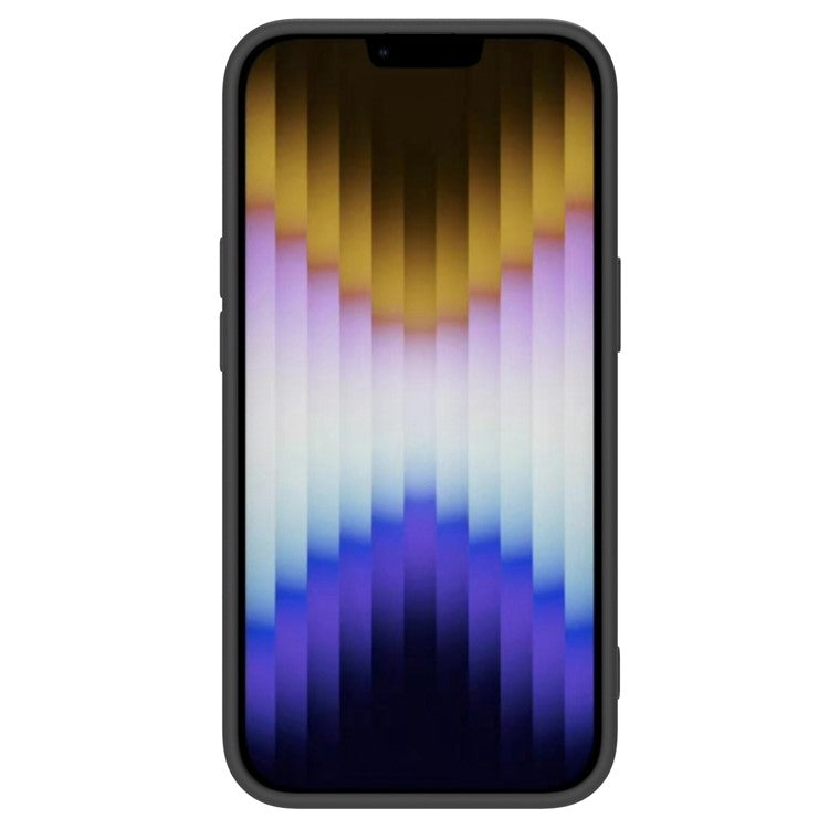 NILLKIN-For-iPhone-14-/-iPhone-13-Soft-Liner-Phone-Case-Anti-scratch-PC-+-Silicone-Cover-with-Slide-Camera-Protection---Blue