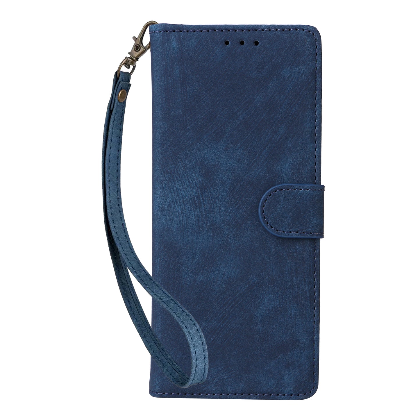 For Samsung Galaxy Z Fold6 5G Case RFID Blocking Leather Phone Cover Viewing Stand - Blue