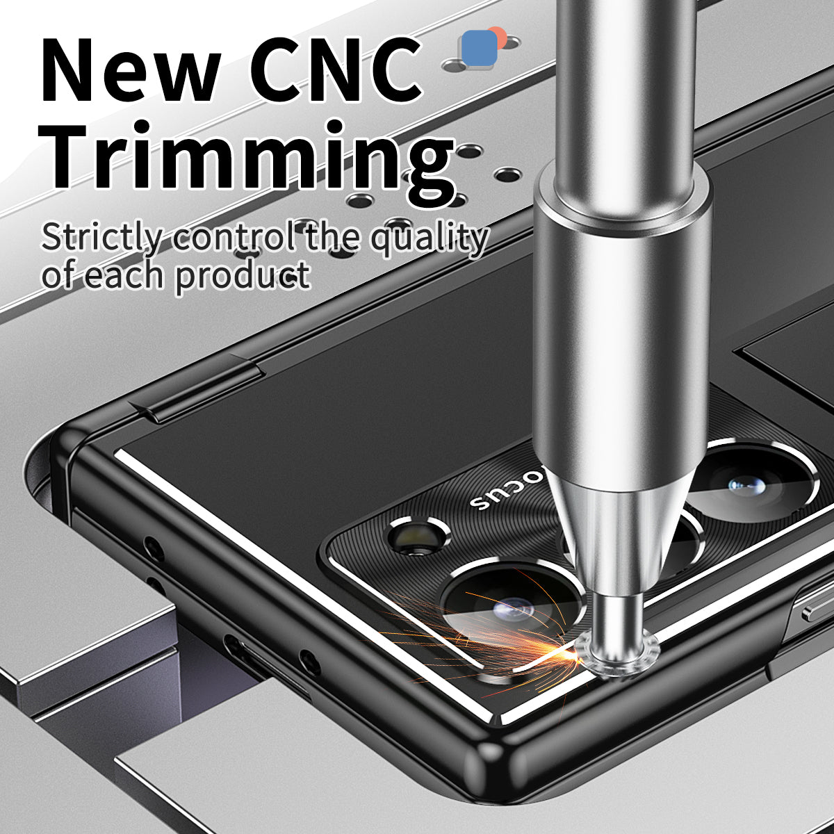 For Samsung Galaxy Z Fold6 5G Case Aluminum Alloy Phone Cover with Tempered Glass Film and Stylus - Black