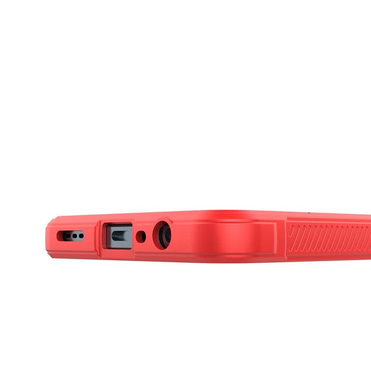 For Realme C63 4G / Narzo N63 4G Case Soft TPU Drop-proof Mobile Phone Cover - Red