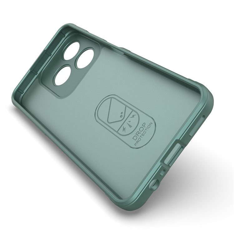 For Realme C63 4G / Narzo N63 4G Case Soft TPU Drop-proof Mobile Phone Cover - Green