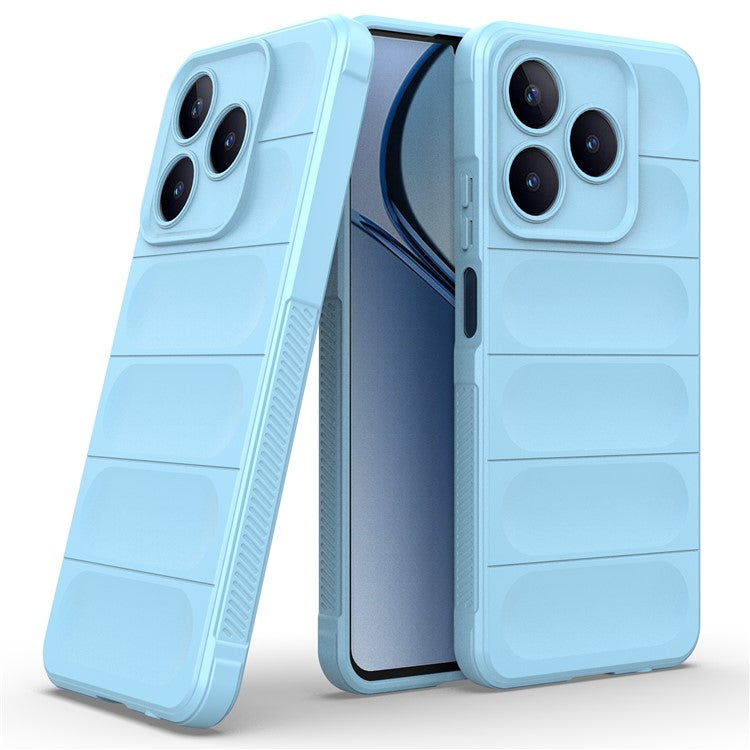 For Realme C63 4G / Narzo N63 4G Case Soft TPU Drop-proof Mobile Phone Cover - Baby Blue