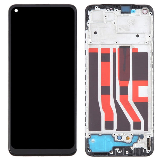 For Oppo Reno6 Lite Grade C LCD Screen and Digitizer Assembly + Frame Part (TFT Technology) (Without Logo)