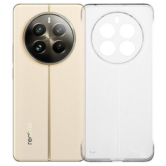 For Realme 12 Pro 5G / 12 Pro+ 5G Case Frameless Transparent PC Phone Cover