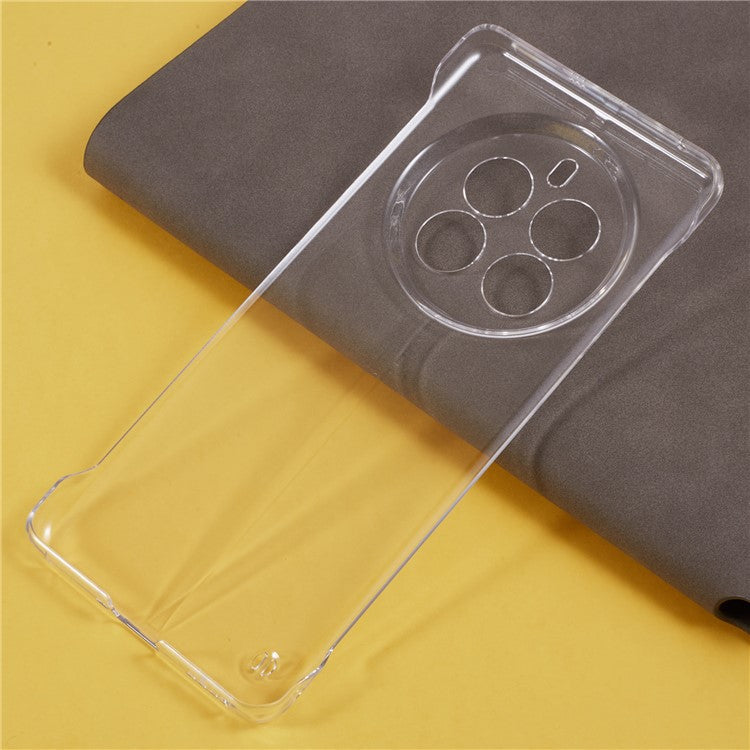For Realme 12 Pro 5G / 12 Pro+ 5G Case Frameless Transparent PC Phone Cover