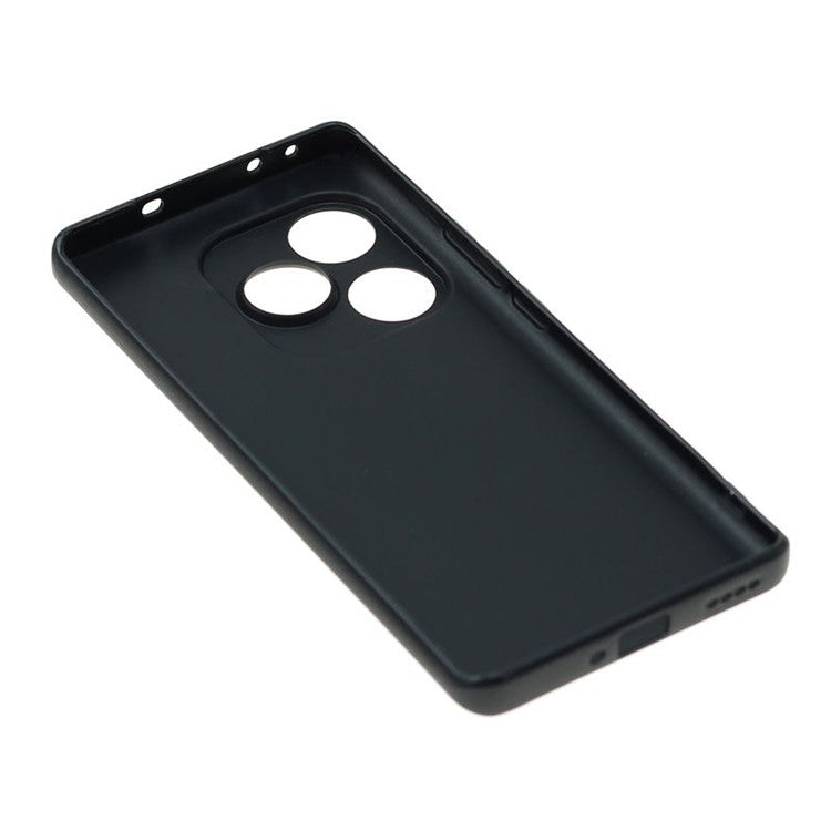 For Realme GT 6T 5G Case Anti-Fingerprint TPU Phone Cover (Precise Lens Cutouts)
